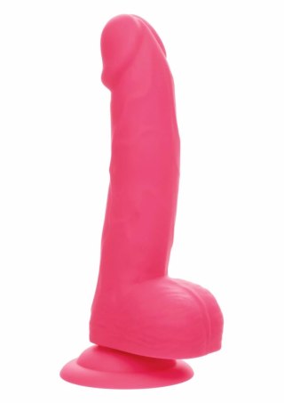 CalExotics Neon Silicone Studs 6 inch silikonowy model z przyssawką, neonowy kolor