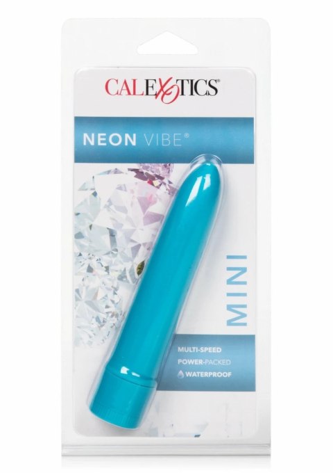 CalExotics Neon Vibrator kompaktowy model wielofunkcyjny 11,5 cm neonowy