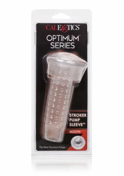 CalExotics Optimum Series Stroker Pump Sleeve Mouth - elastyczna nakładka TPR