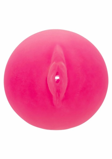 CalExotics Pop Sock Dual Entry - maszyna intymna Pure Skin, dwukanałowa, 16 cm