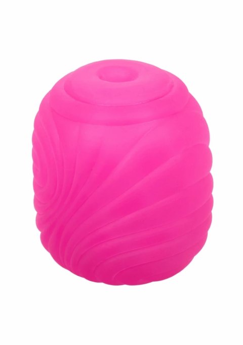 CalExotics Pop Sock Textured - dwustronna silikonowa maszyna intymna z teksturą