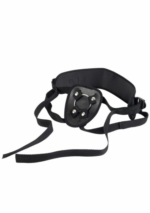 CalExotics Power Support Harness - regulowany pas intymny z uniwersalnym pierścieniem