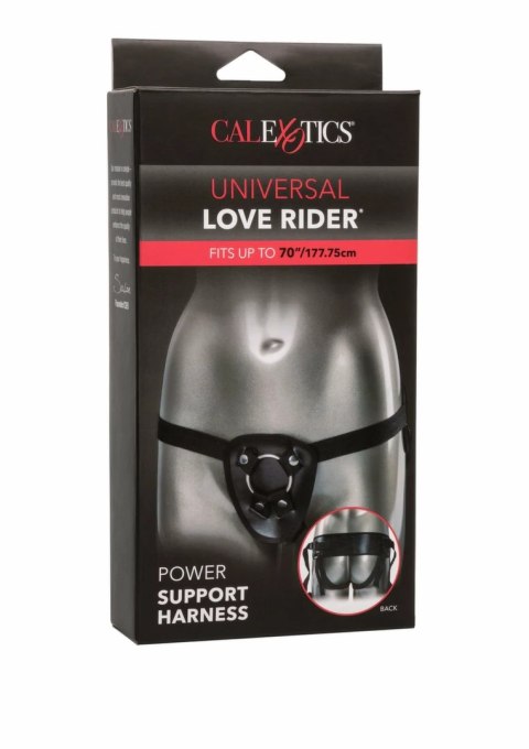 CalExotics Power Support Harness - regulowany pas intymny z uniwersalnym pierścieniem