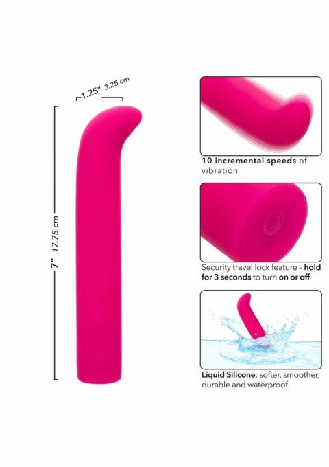 CalExotics Rechargeable Chic Standard G silikonowy masażer punktowy