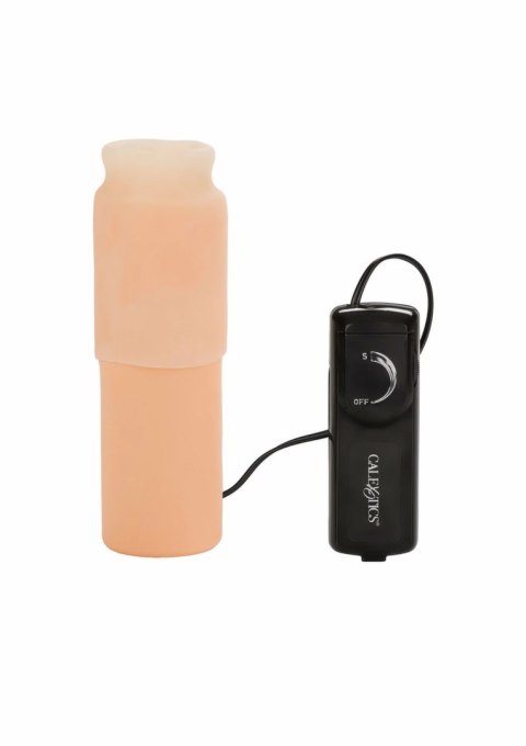 CalExotics Vibrating Oro Simulator - model z wibracjami, kompaktowy, PVC, 2AA