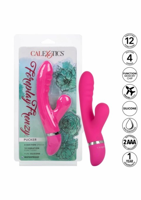 Foreplay Frenzy Pucker - wielofunkcyjny stymulator z systemem ssącym