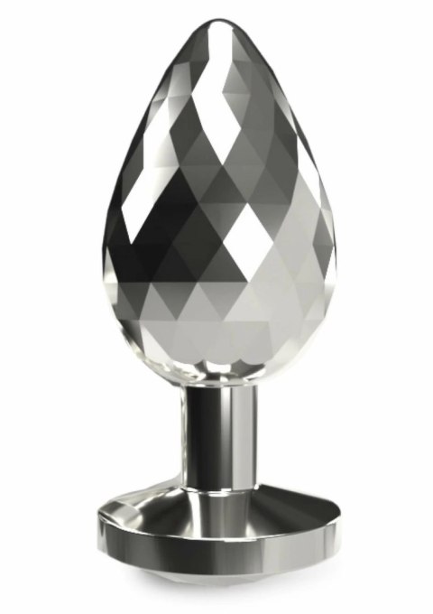TOYJOY Disco Diamond Plug Small aluminiowy z kryształem, rozmiar S
