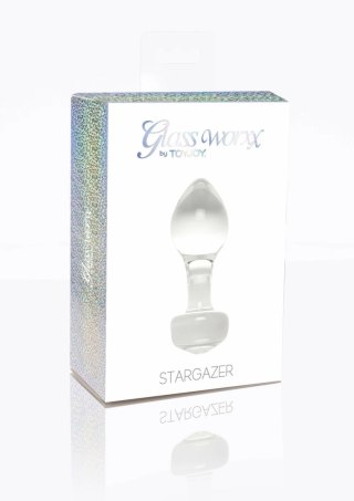 TOYJOY GLASS WORXX Anal Stargazer szklany korek anatomiczny średni