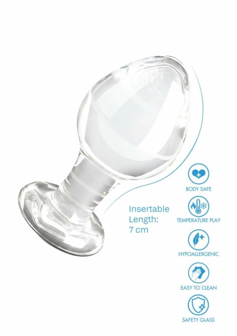 TOYJOY GLASS WORXX Brilliant Anal Star szklany korek anatomiczny