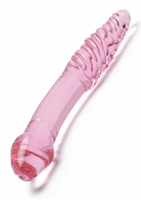 TOYJOY GLASS WORXX Dual-Ended Rhinestone Wand rożowy szkło 22 cm
