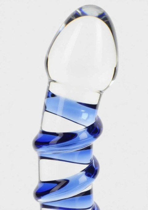 TOYJOY GLASS WORXX G-Spot Gemstone szklany model anatomiczny niebieski