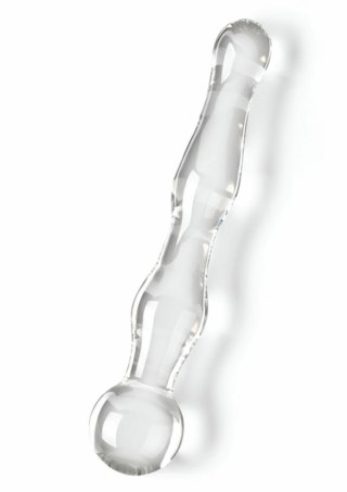 TOYJOY GLASS WORXX Sparkle Wand szklana rożdżka falista 20 cm