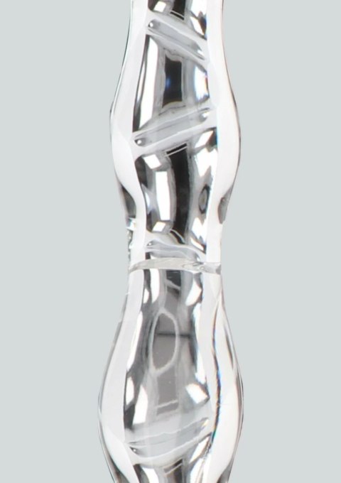 TOYJOY GLASS WORXX Sparkle Wand szklana rożdżka falista 20 cm