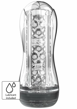 TOYJOY HERO Big Clear Blast - przezroczysta maszyna intymna z regulacją podciśnienia