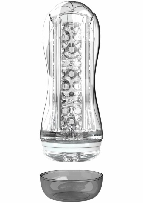 TOYJOY HERO Big Clear Blast - przezroczysta maszyna intymna z regulacją podciśnienia
