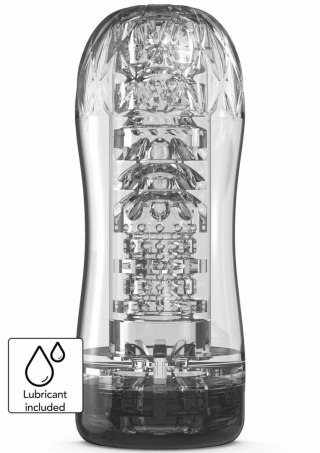 TOYJOY HERO Clear Blast - przezroczysta maszyna intymna z funkcją podciśnienia