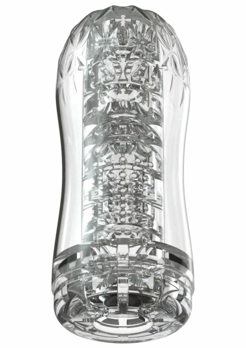 TOYJOY HERO Clear Blast - przezroczysta maszyna intymna z funkcją podciśnienia