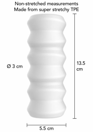 TOYJOY HERO Large Pilar - elastyczna maszyna intymna, duży rozmiar