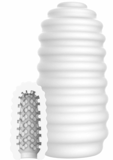 TOYJOY HERO Medium Ribs - elastyczna maszyna intymna z teksturą