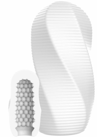 TOYJOY HERO Medium Swirl - elastyczna maszyna intymna z teksturą