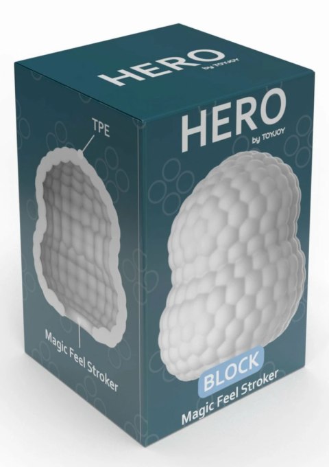 TOYJOY HERO Mini Block - kompaktowa maszyna intymna, elastyczna struktura