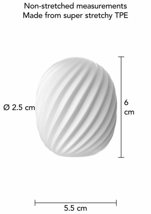 TOYJOY HERO Mini Spiral - kompaktowa maszyna intymna, spiralna tekstura