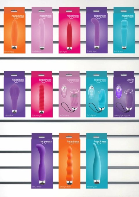 TOYJOY Push My Limits Massager silikonowy, 7 trybow, USB, splashproof