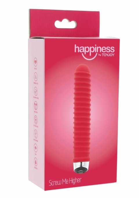 TOYJOY Screw Me Higher Vibrator silikonowy, 7 trybow, USB, fioletowy