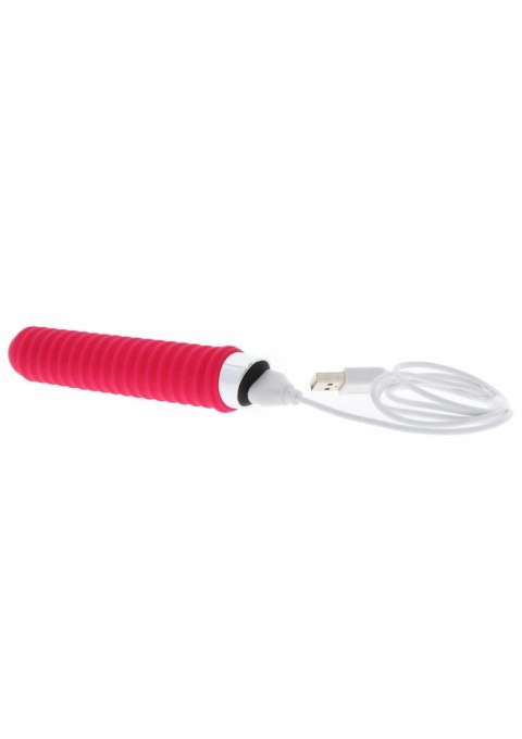 TOYJOY Screw Me Higher Vibrator silikonowy, 7 trybow, USB, fioletowy