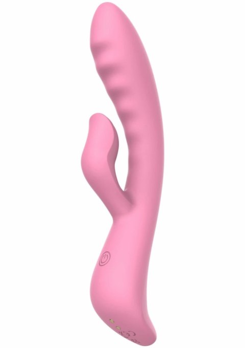 TOYJOY The Belle Rabbit Vibrator silikonowy ergonomiczny rożowy