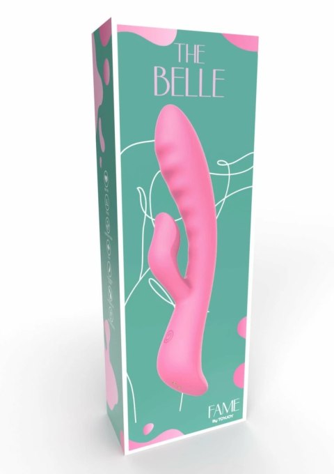 TOYJOY The Belle Rabbit Vibrator silikonowy ergonomiczny rożowy
