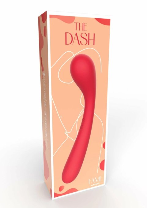 TOYJOY The Dash G-Spot Vibrator silikonowy dwusilnikowy fioletowy