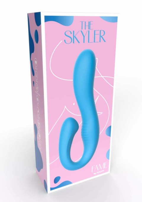 TOYJOY The Skyler Rabbit Vibrator silikonowy, 7 trybow, fioletowy