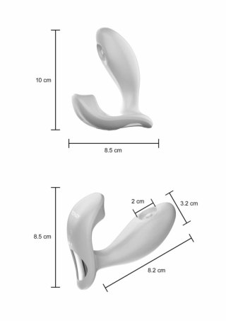 ToyJoy Flamingo Pulsating G-spot Vibrator L-kształtny model pulsujący rożowy