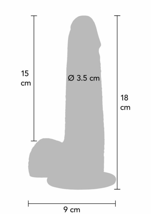 ToyJoy Get Real Skin Foreskin 18 cm silikonowy model z ruchomą powłoką
