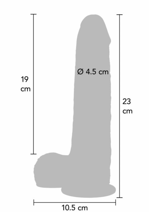 ToyJoy Get Real Skin Foreskin 23 cm silikonowy model z ruchomą powłoką