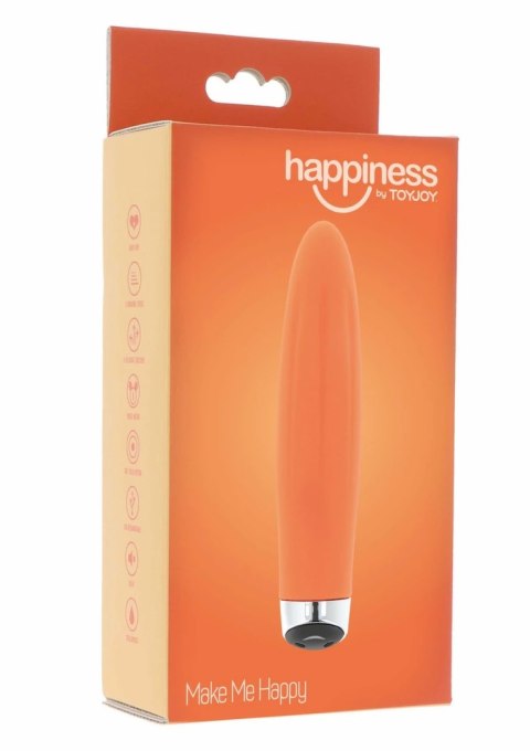 ToyJoy SMILE Make Me Happy Vibe silikonowy model pulsacyjny USB rożowy
