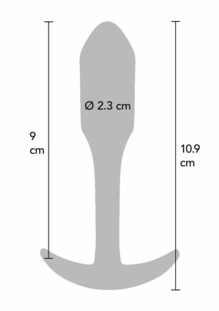 ToyJoy Smooth Analplug Medium silikonowy anatomiczny 10,9 cm