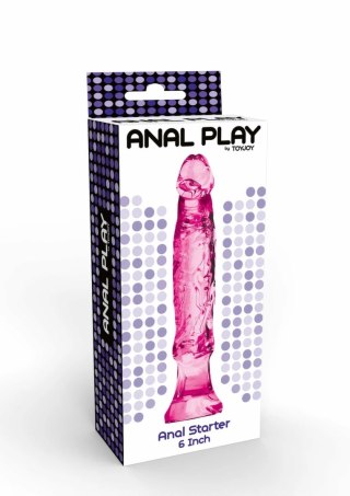 TOYJOY Anal Starter 16 cm - elastyczny model z szeroką podstawą