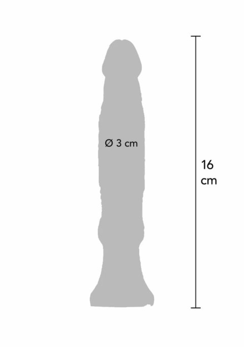 TOYJOY Anal Starter 16 cm - elastyczny model z szeroką podstawą