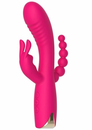 TOYJOY Aphrodite Triple Vibrator - potrojna stymulacja, twin motor, fioletowy