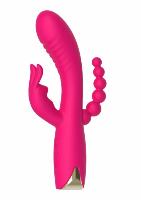 TOYJOY Aphrodite Triple Vibrator - potrojna stymulacja, twin motor, fioletowy