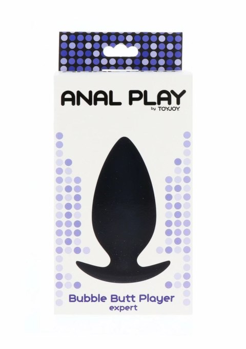 TOYJOY Bubble Butt Player Expert silikonowy korek anatomiczny czarny