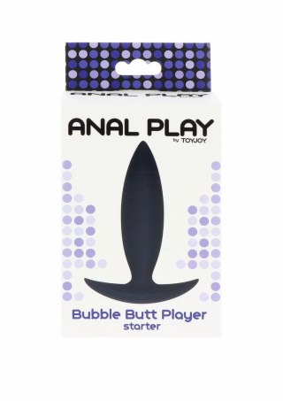 TOYJOY Bubble Butt Player Starter silikonowy korek anatomiczny czarny