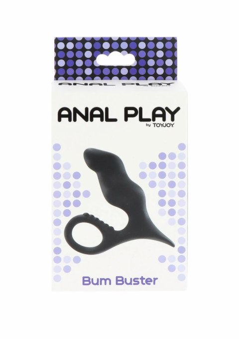 TOYJOY Bum Buster silikonowy korek analny z uchwytem czarny