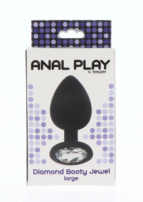 TOYJOY Diamond Booty Jewel Large silikonowy model z kryształkiem
