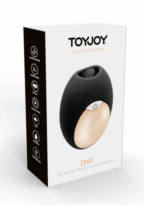 TOYJOY Diva Mini Tongue silikonowy stymulator ładowany USB rożowy