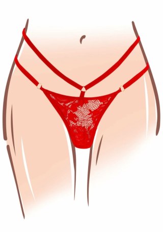 TOYJOY Divine Panty Vibrator - Zestaw z koronkową bielizną i pilotem