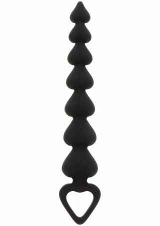 TOYJOY Heart Beads silikonowe koraliki z uchwytem serce 7-stopniowe