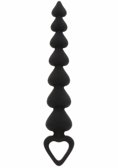 TOYJOY Heart Beads silikonowe koraliki z uchwytem serce 7-stopniowe